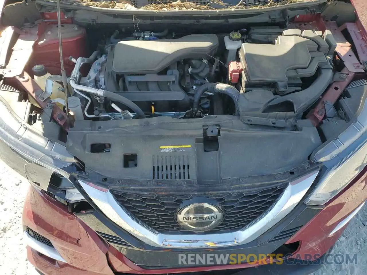 12 fotografías del automóvil dañado JN1BJ1CV2MW321143 NISSAN ROGUE 2021