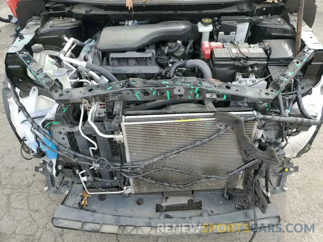 12 fotografías del automóvil dañado JN1BJ1CW1MW452282 NISSAN ROGUE 2021