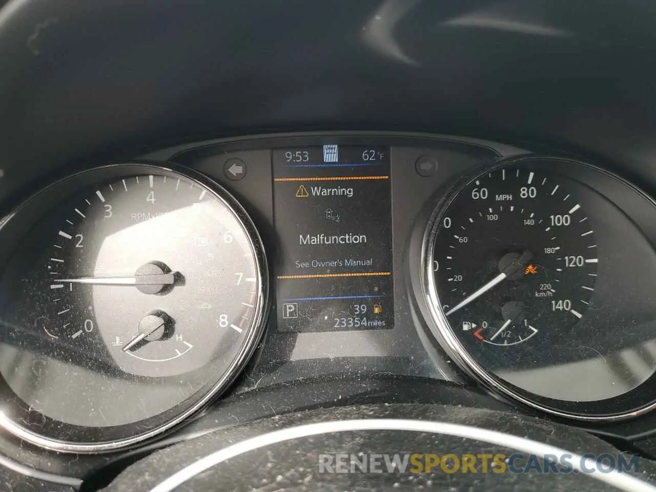 9 fotografías del automóvil dañado JN1BJ1CW1MW452282 NISSAN ROGUE 2021