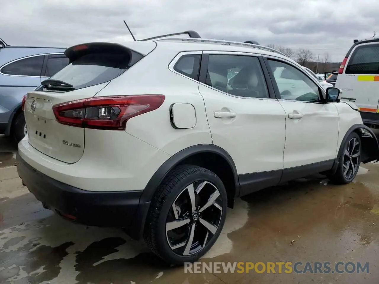 3 fotografías del automóvil dañado JN1BJ1CWXMW660211 NISSAN ROGUE 2021