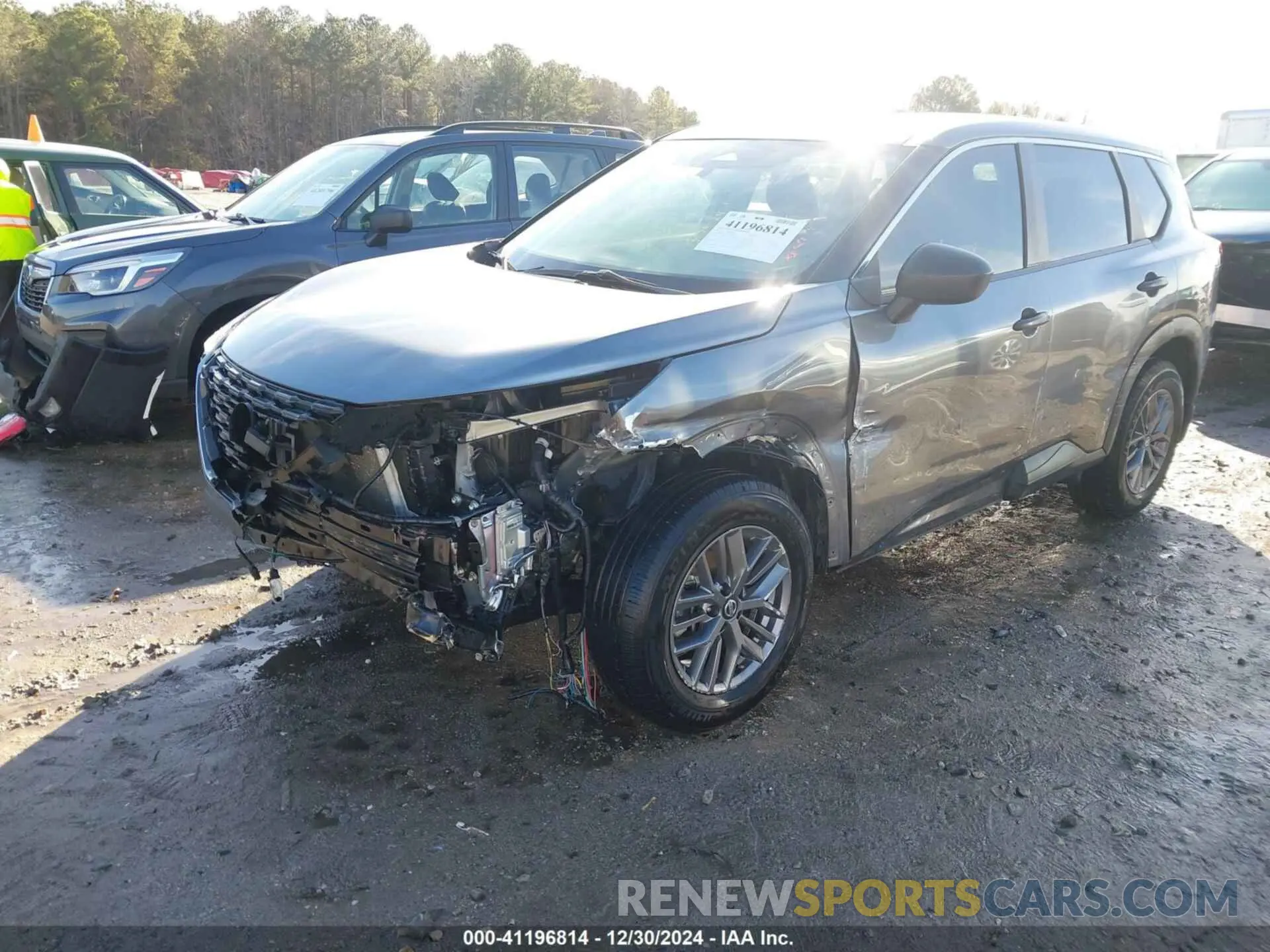 2 fotografías del automóvil dañado JN8AT3AA1MW002853 NISSAN ROGUE 2021