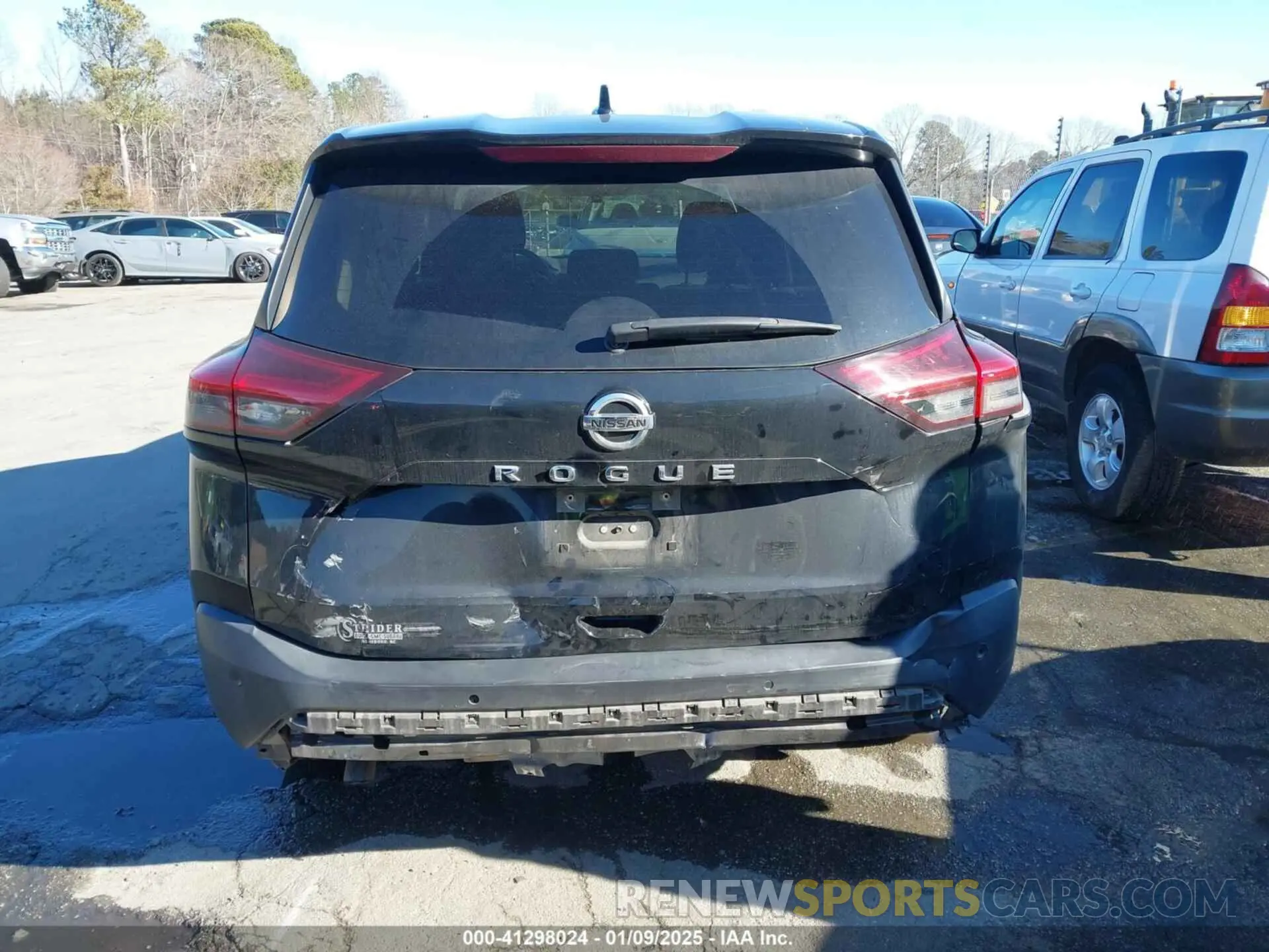 15 fotografías del automóvil dañado JN8AT3AA3MW000568 NISSAN ROGUE 2021