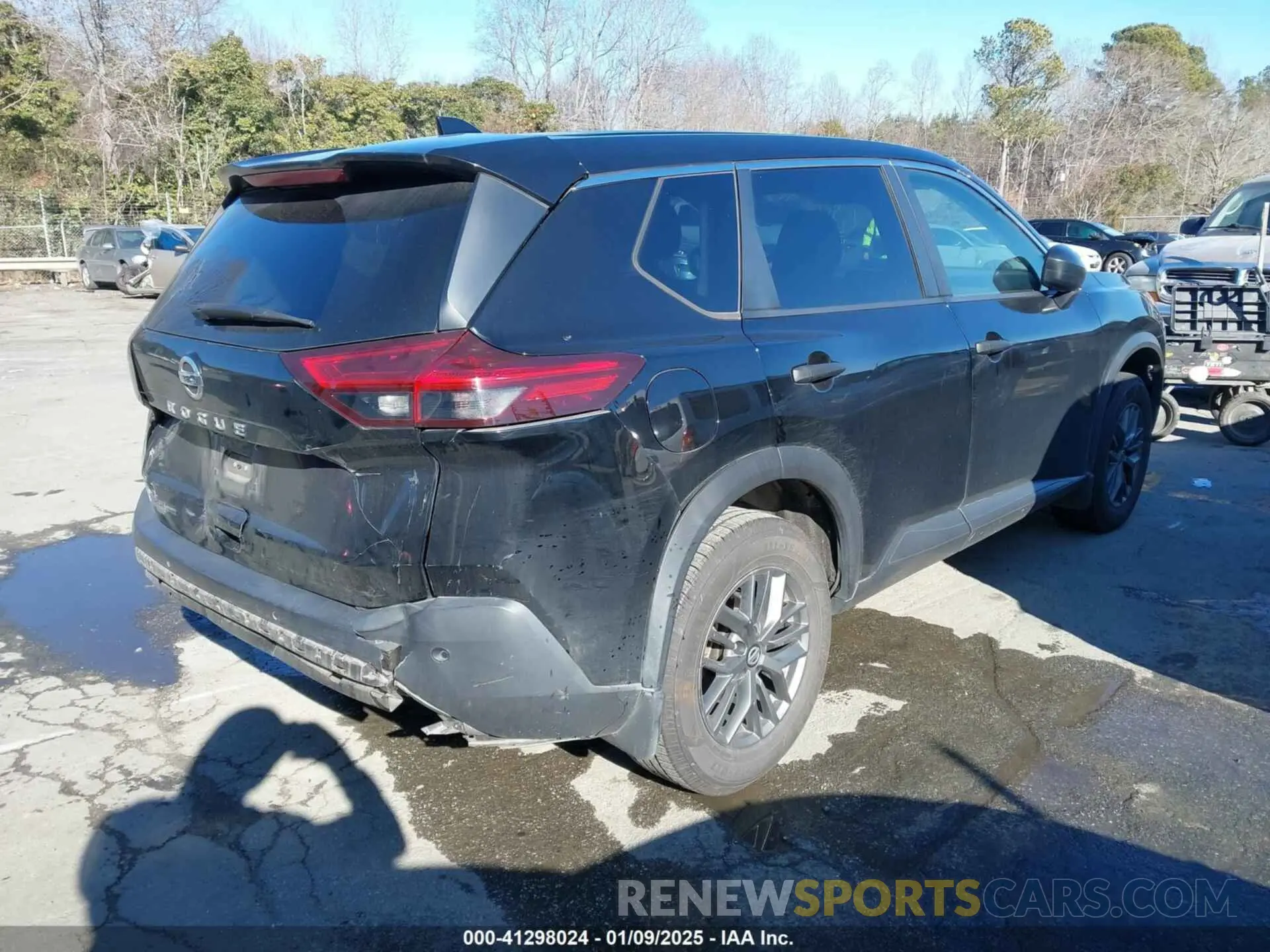 4 fotografías del automóvil dañado JN8AT3AA3MW000568 NISSAN ROGUE 2021