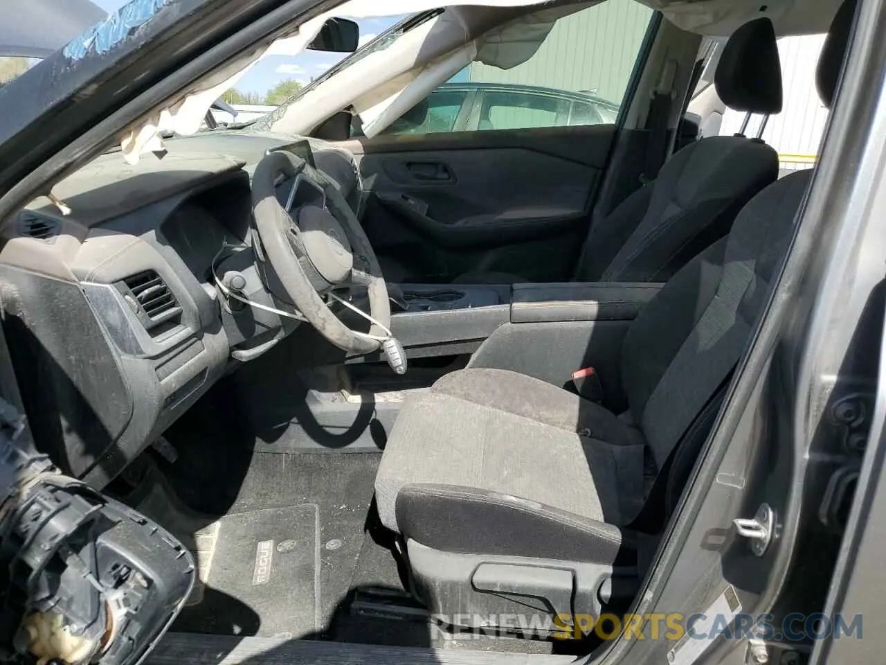 7 fotografías del automóvil dañado JN8AT3AA3MW005088 NISSAN ROGUE 2021