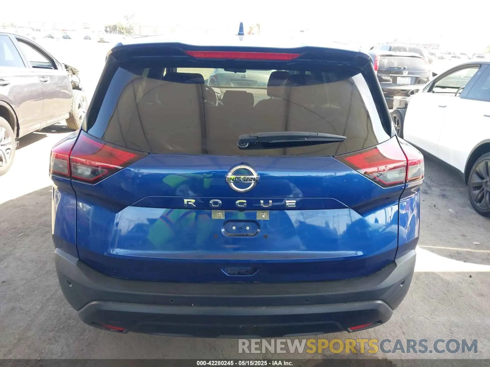 17 fotografías del automóvil dañado JN8AT3AA3MW011845 NISSAN ROGUE 2021