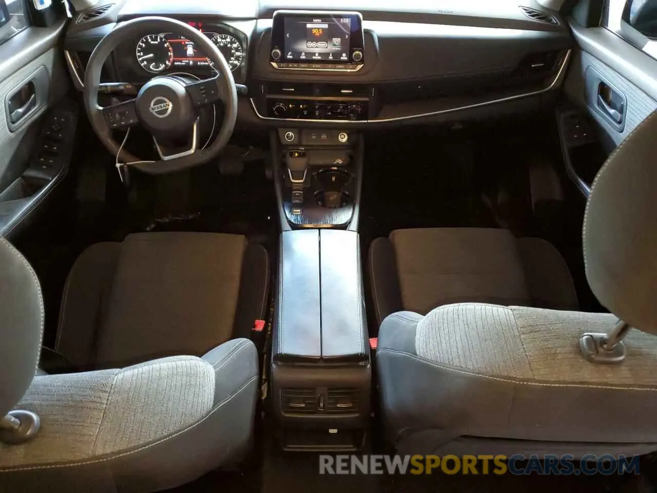 8 fotografías del automóvil dañado JN8AT3AA9MW005922 NISSAN ROGUE 2021
