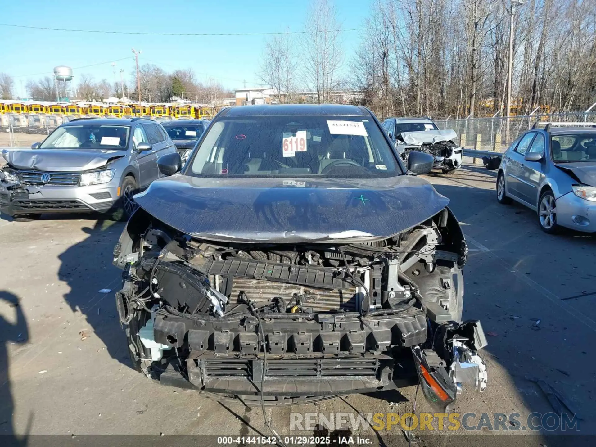 12 fotografías del automóvil dañado JN8AT3AA9MW011557 NISSAN ROGUE 2021