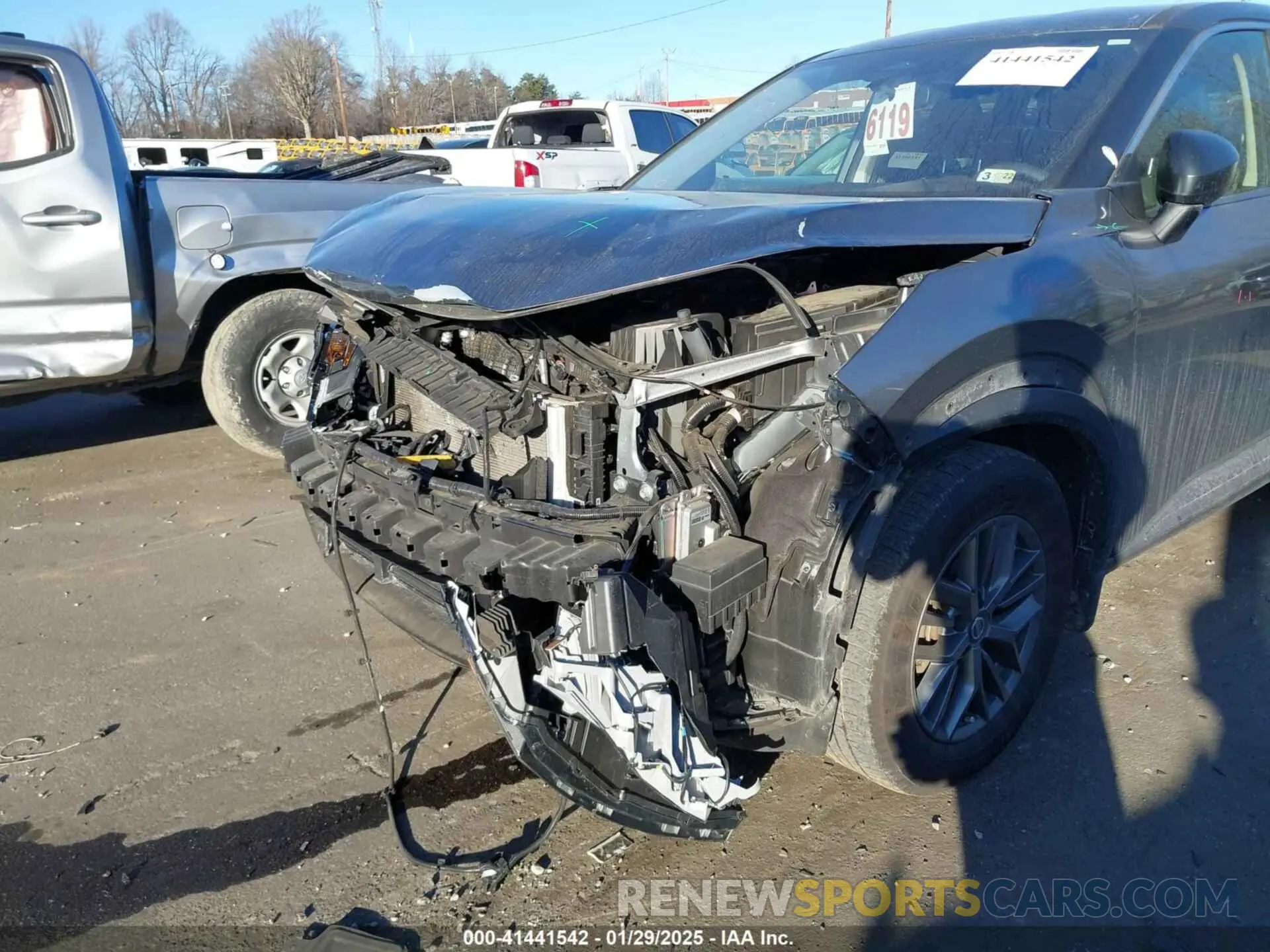 6 fotografías del automóvil dañado JN8AT3AA9MW011557 NISSAN ROGUE 2021