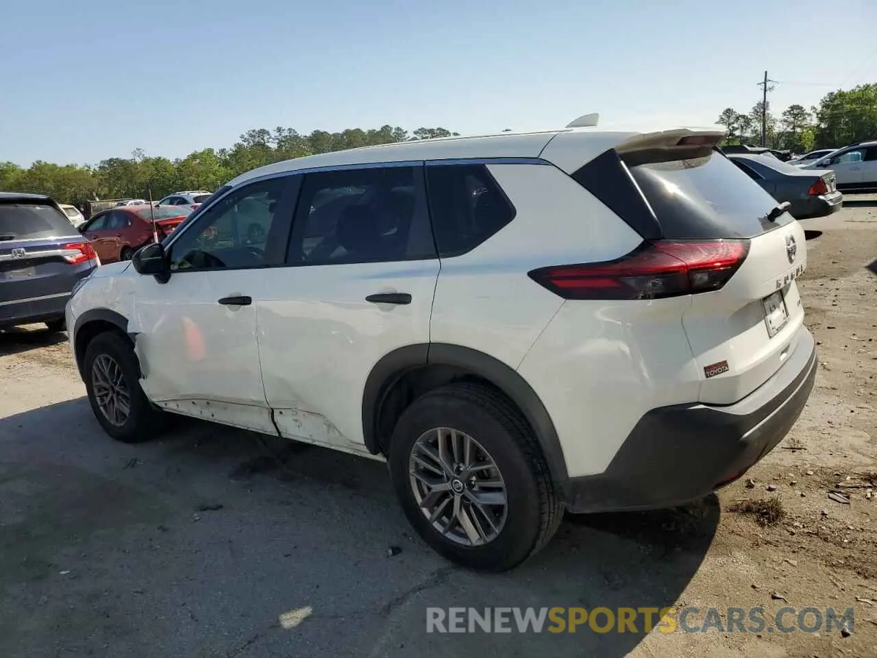 2 fotografías del automóvil dañado JN8AT3AB3MW224464 NISSAN ROGUE 2021