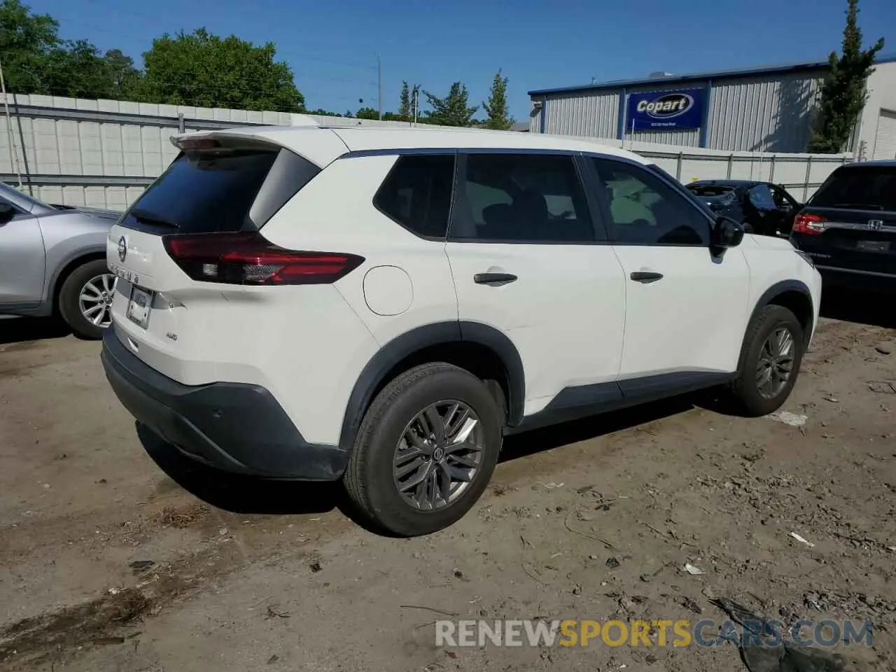 3 fotografías del automóvil dañado JN8AT3AB3MW224464 NISSAN ROGUE 2021