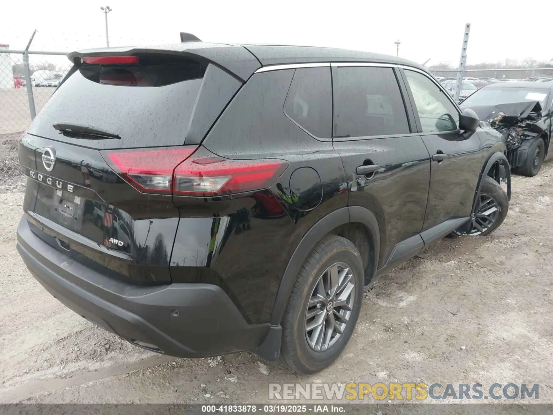 4 fotografías del automóvil dañado JN8AT3AB5MW209478 NISSAN ROGUE 2021