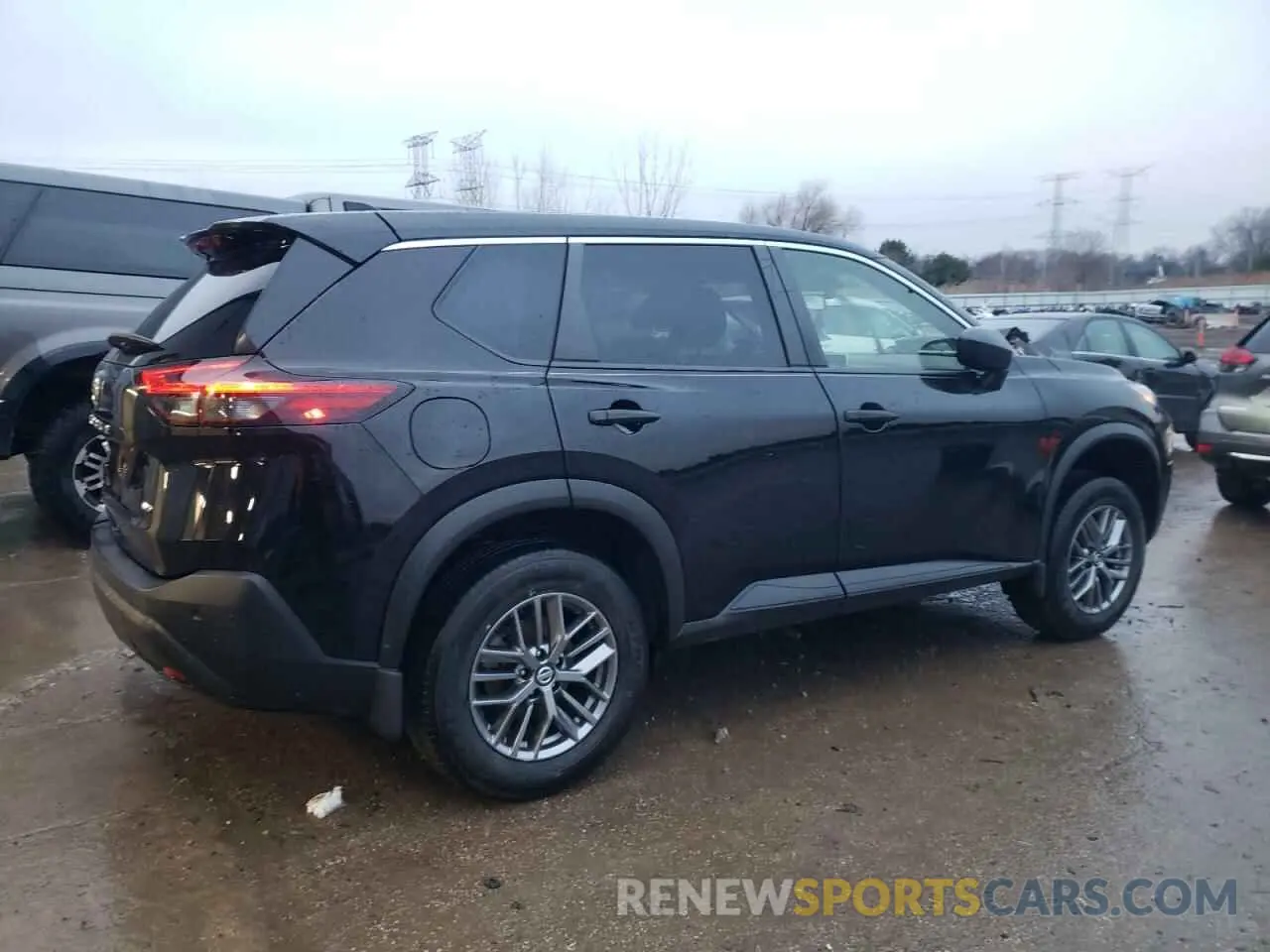 3 fotografías del automóvil dañado JN8AT3AB9MW225988 NISSAN ROGUE 2021