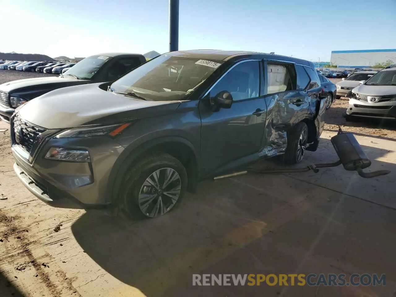 1 fotografías del automóvil dañado JN8AT3BA0MW018072 NISSAN ROGUE 2021