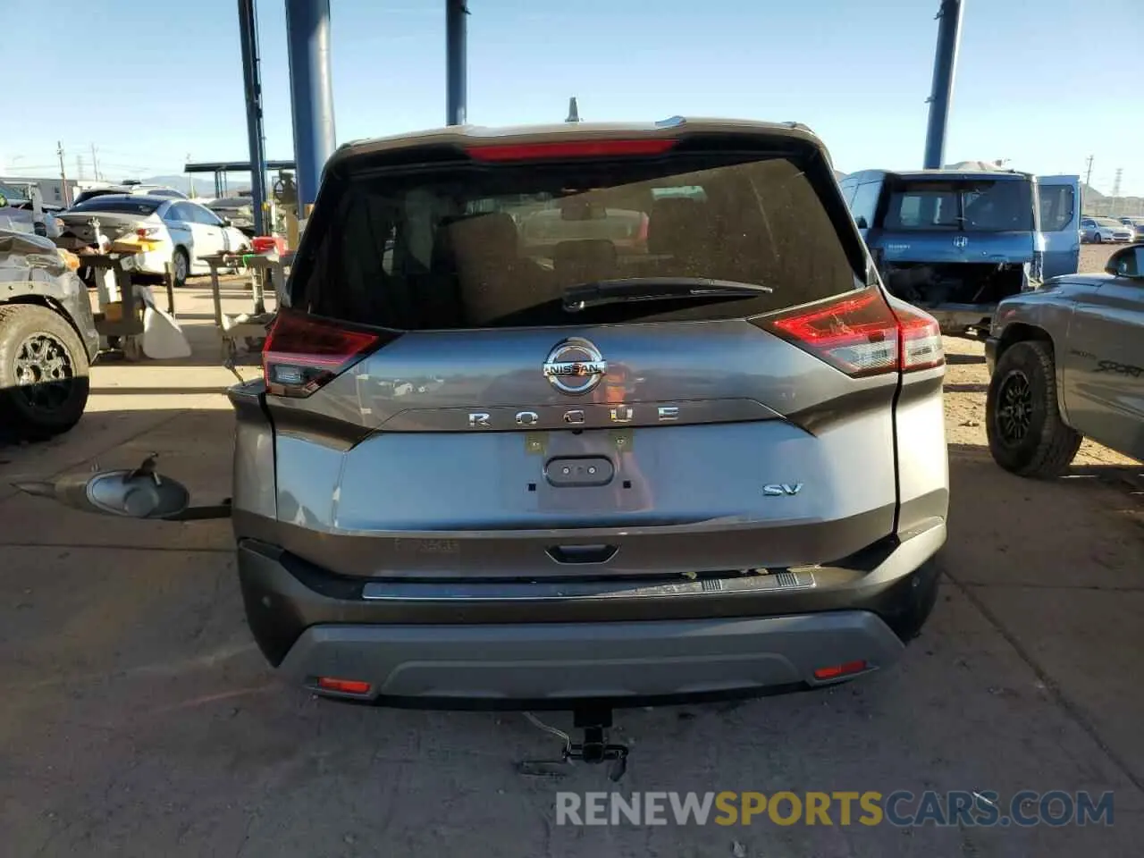 6 fotografías del automóvil dañado JN8AT3BA0MW018072 NISSAN ROGUE 2021