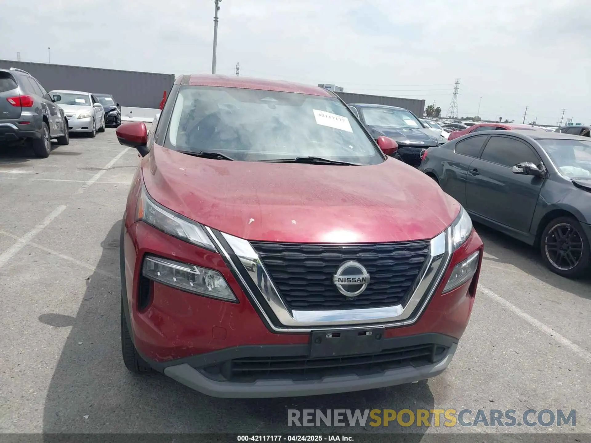 12 fotografías del automóvil dañado JN8AT3BA1MW008621 NISSAN ROGUE 2021