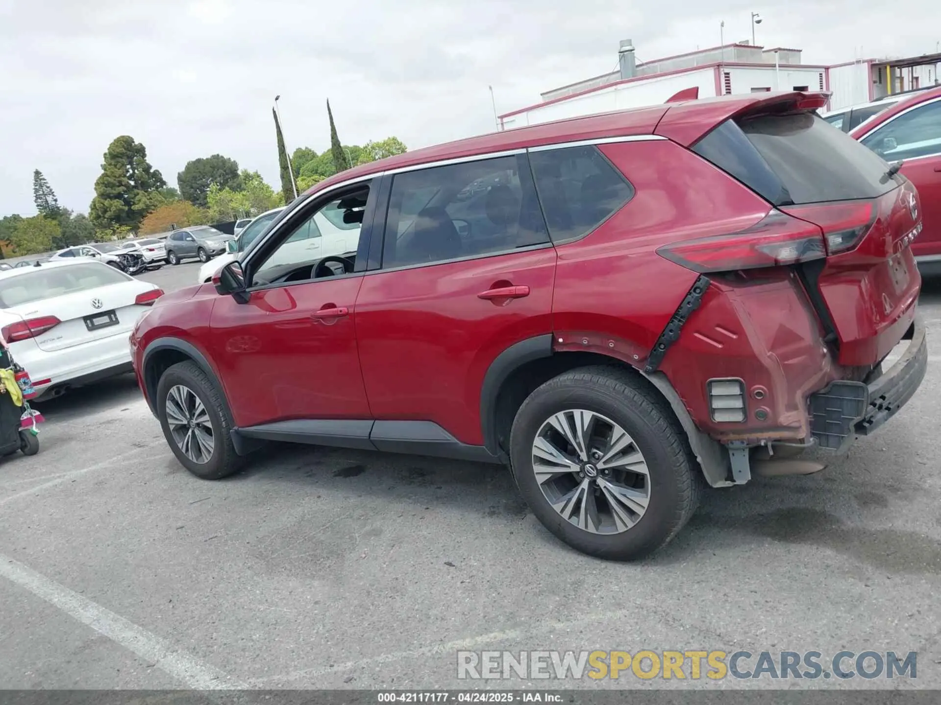 14 fotografías del automóvil dañado JN8AT3BA1MW008621 NISSAN ROGUE 2021