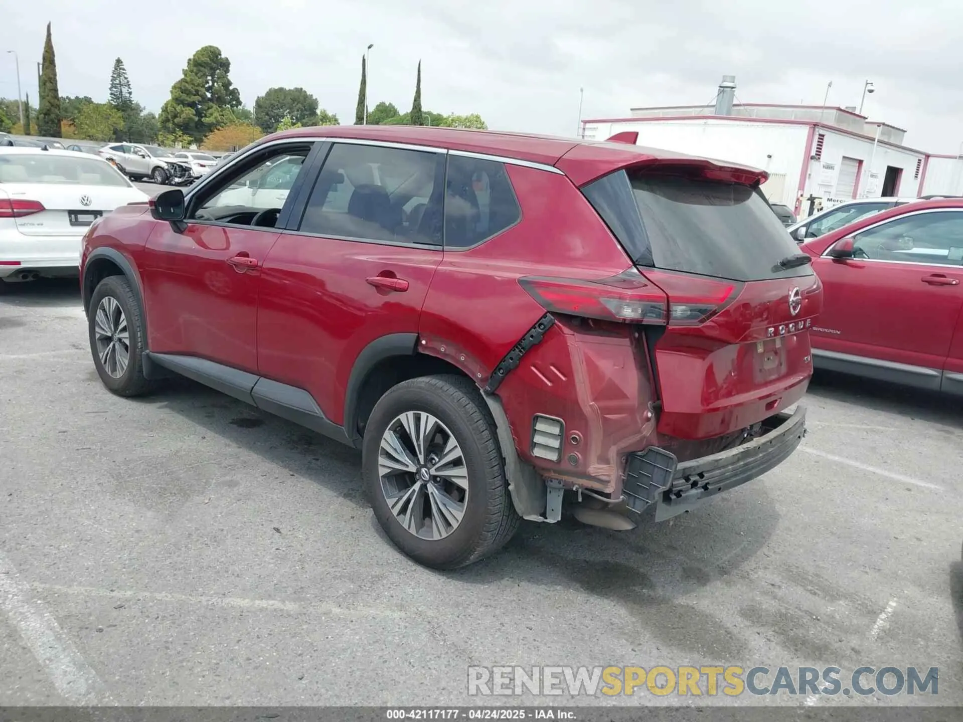 3 fotografías del automóvil dañado JN8AT3BA1MW008621 NISSAN ROGUE 2021