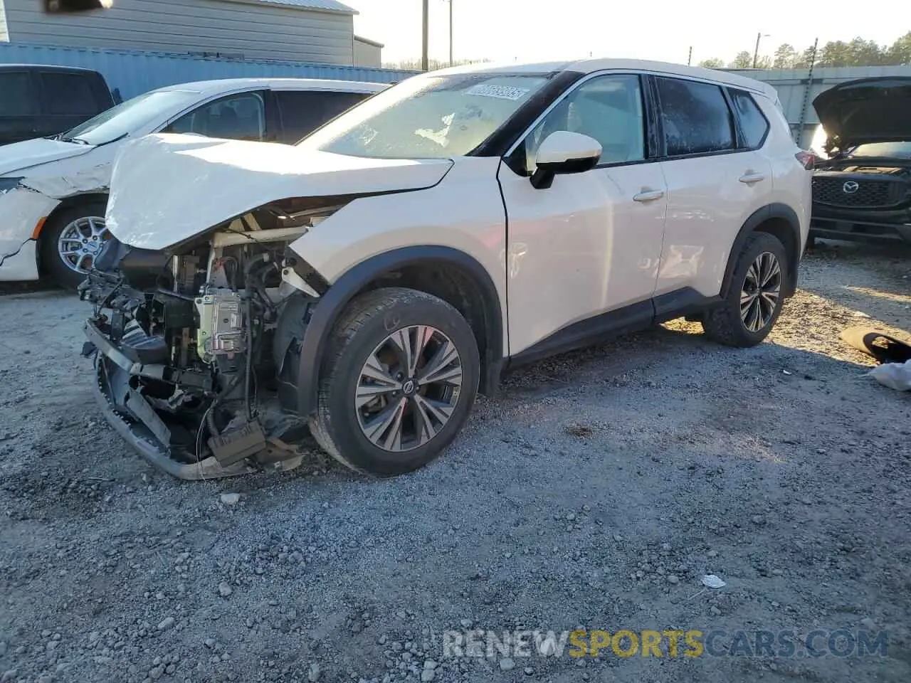 1 fotografías del automóvil dañado JN8AT3BA1MW009414 NISSAN ROGUE 2021