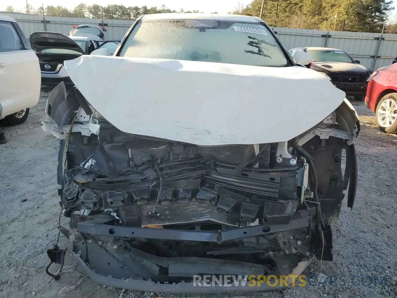 5 fotografías del automóvil dañado JN8AT3BA1MW009414 NISSAN ROGUE 2021