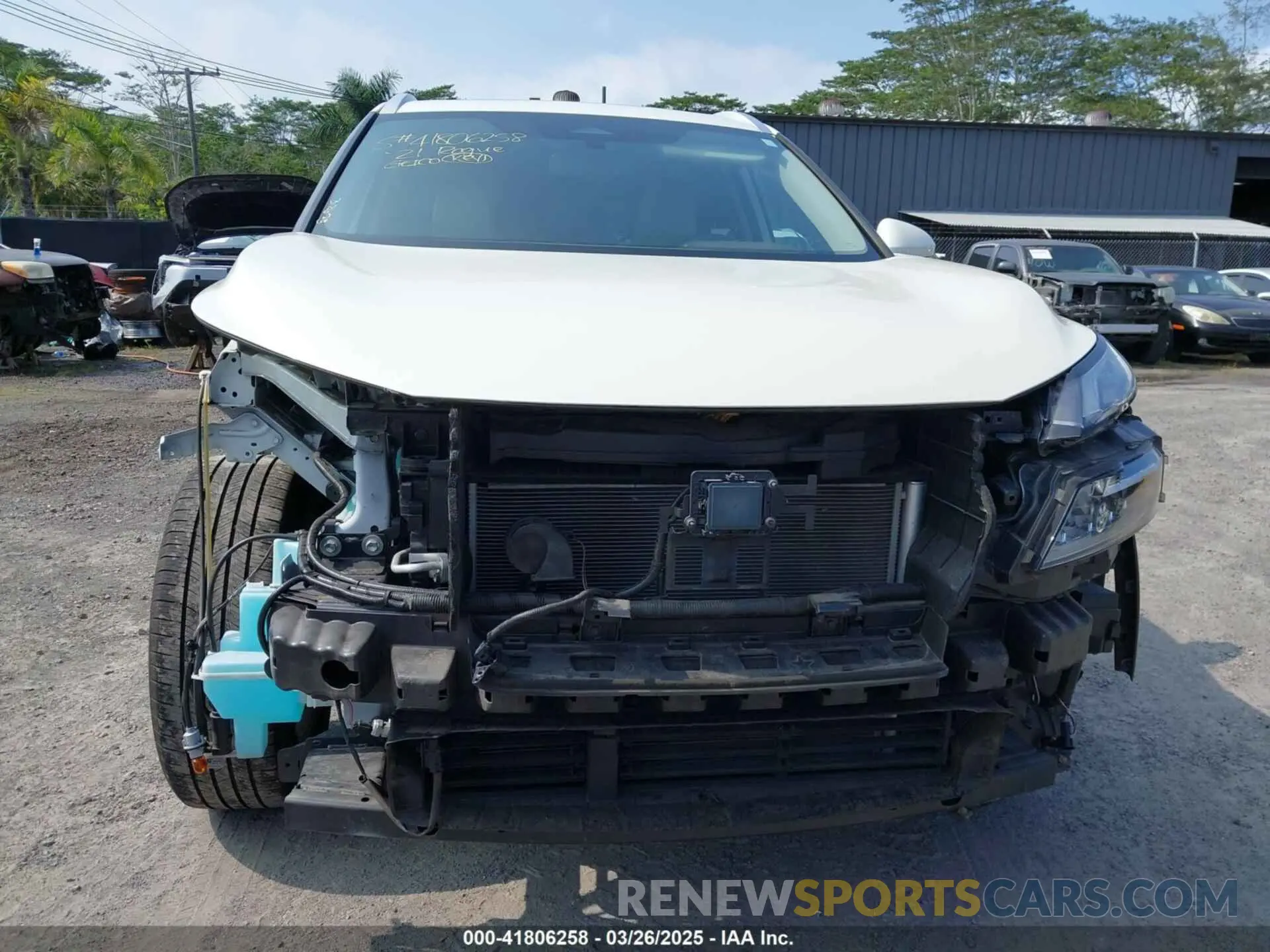 13 fotografías del automóvil dañado JN8AT3BA1MW018081 NISSAN ROGUE 2021