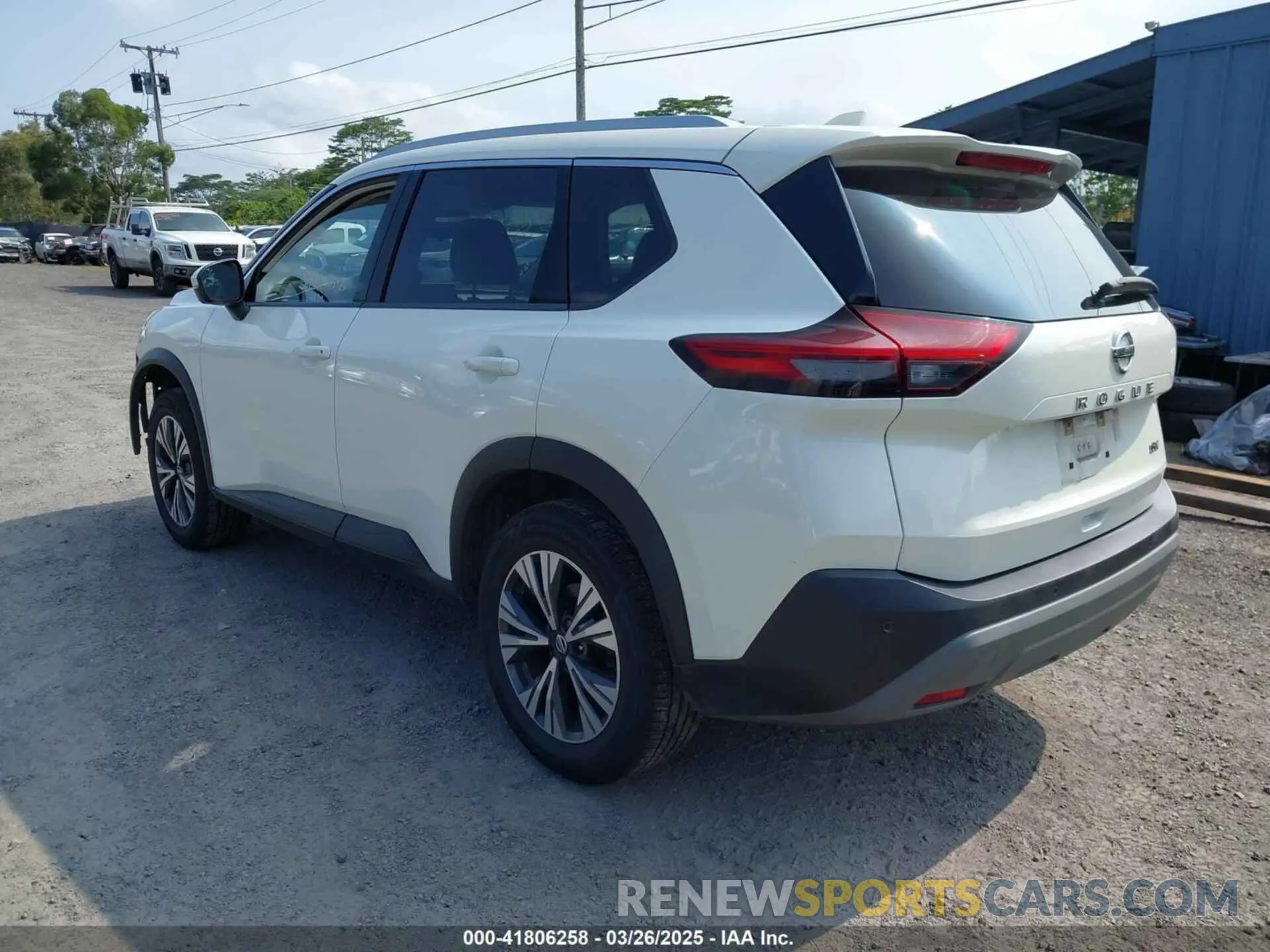 3 fotografías del automóvil dañado JN8AT3BA1MW018081 NISSAN ROGUE 2021