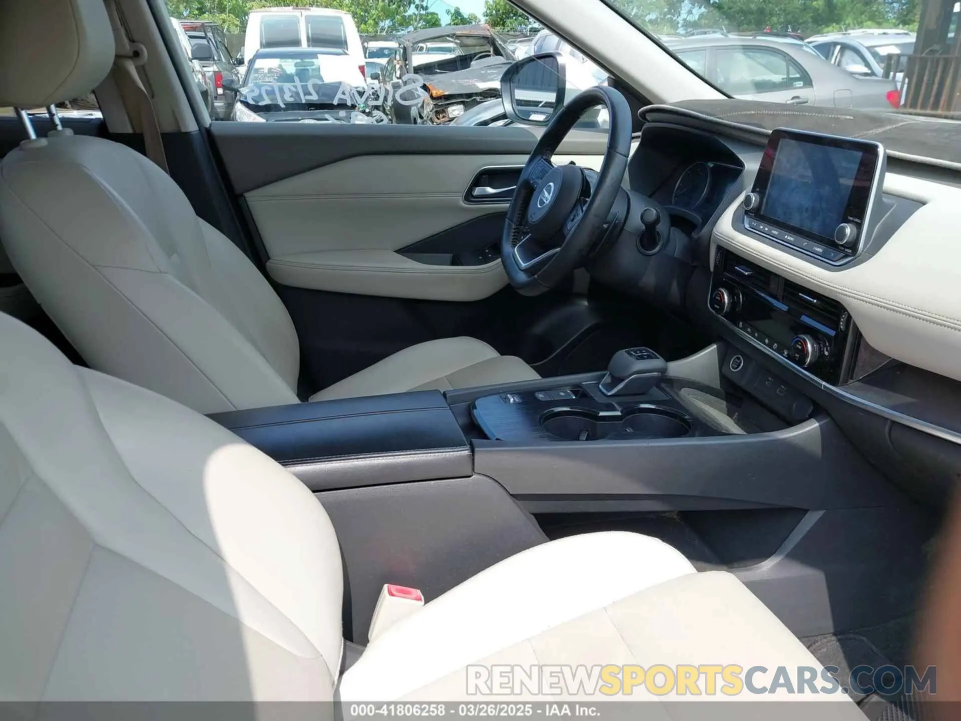 5 fotografías del automóvil dañado JN8AT3BA1MW018081 NISSAN ROGUE 2021