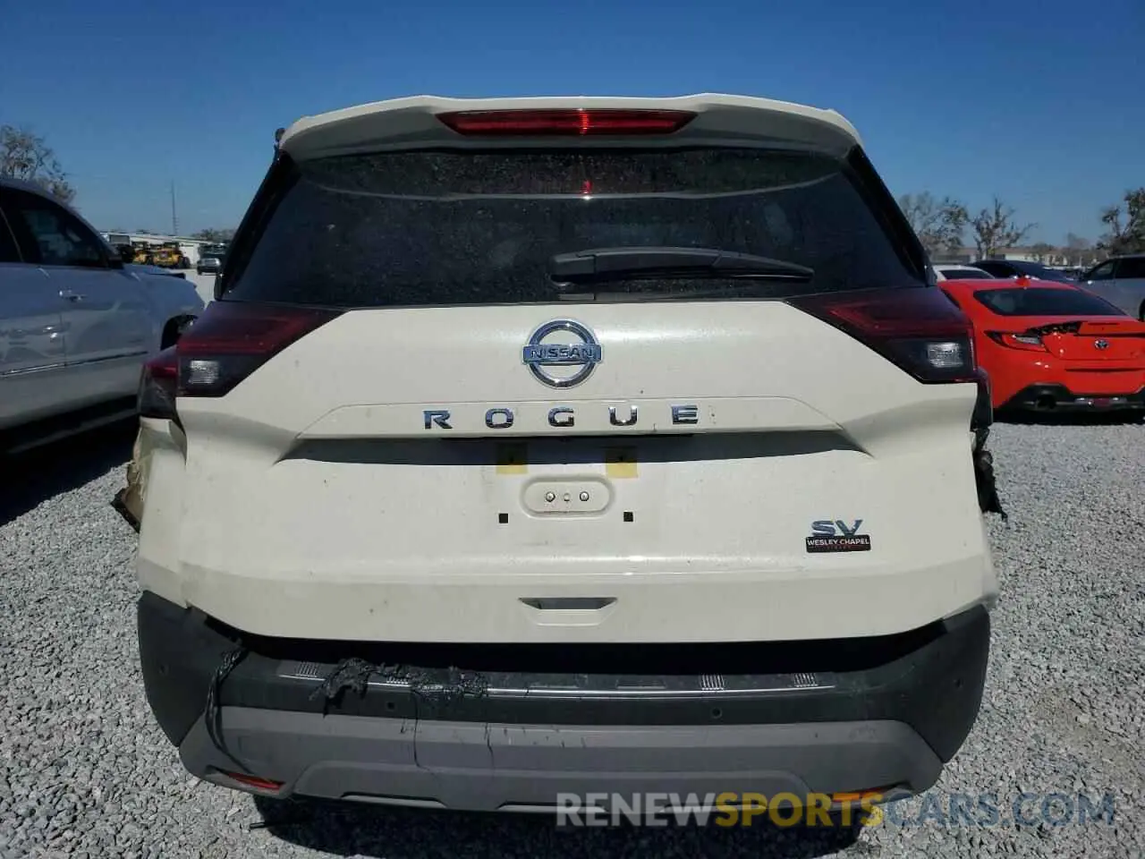 6 fotografías del automóvil dañado JN8AT3BA2MW010927 NISSAN ROGUE 2021