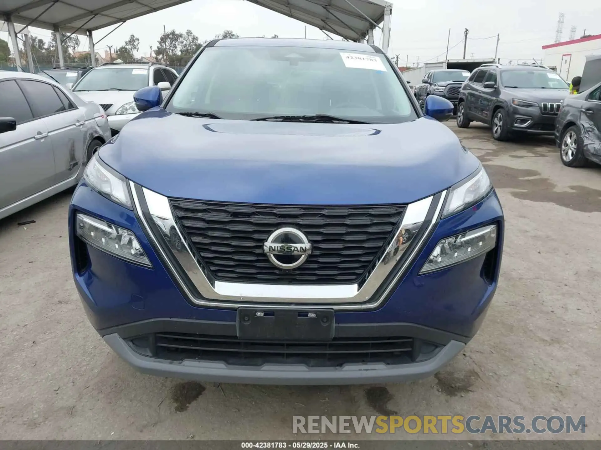 12 fotografías del automóvil dañado JN8AT3BA3MW011570 NISSAN ROGUE 2021