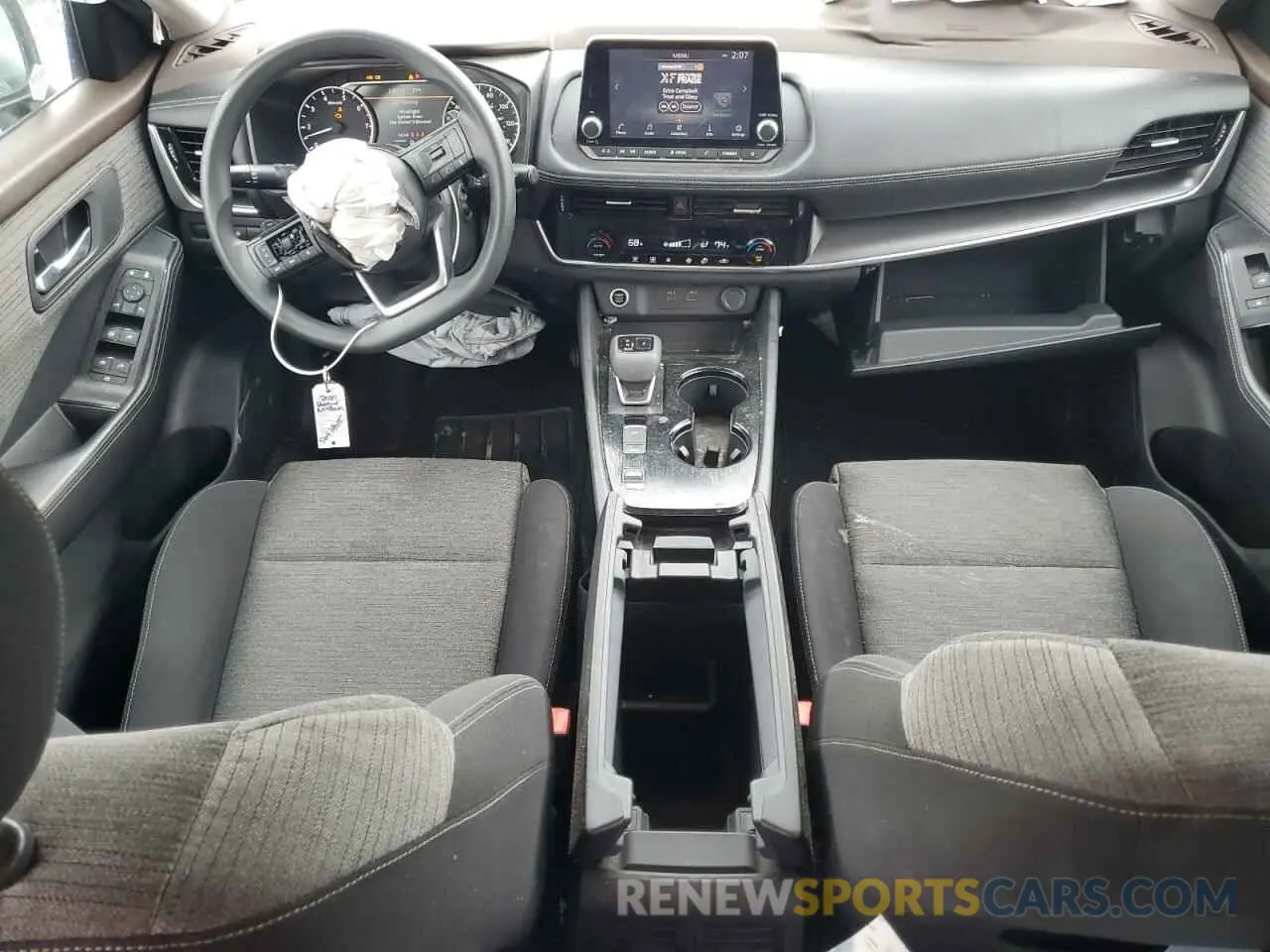 8 fotografías del automóvil dañado JN8AT3BA4MW000433 NISSAN ROGUE 2021