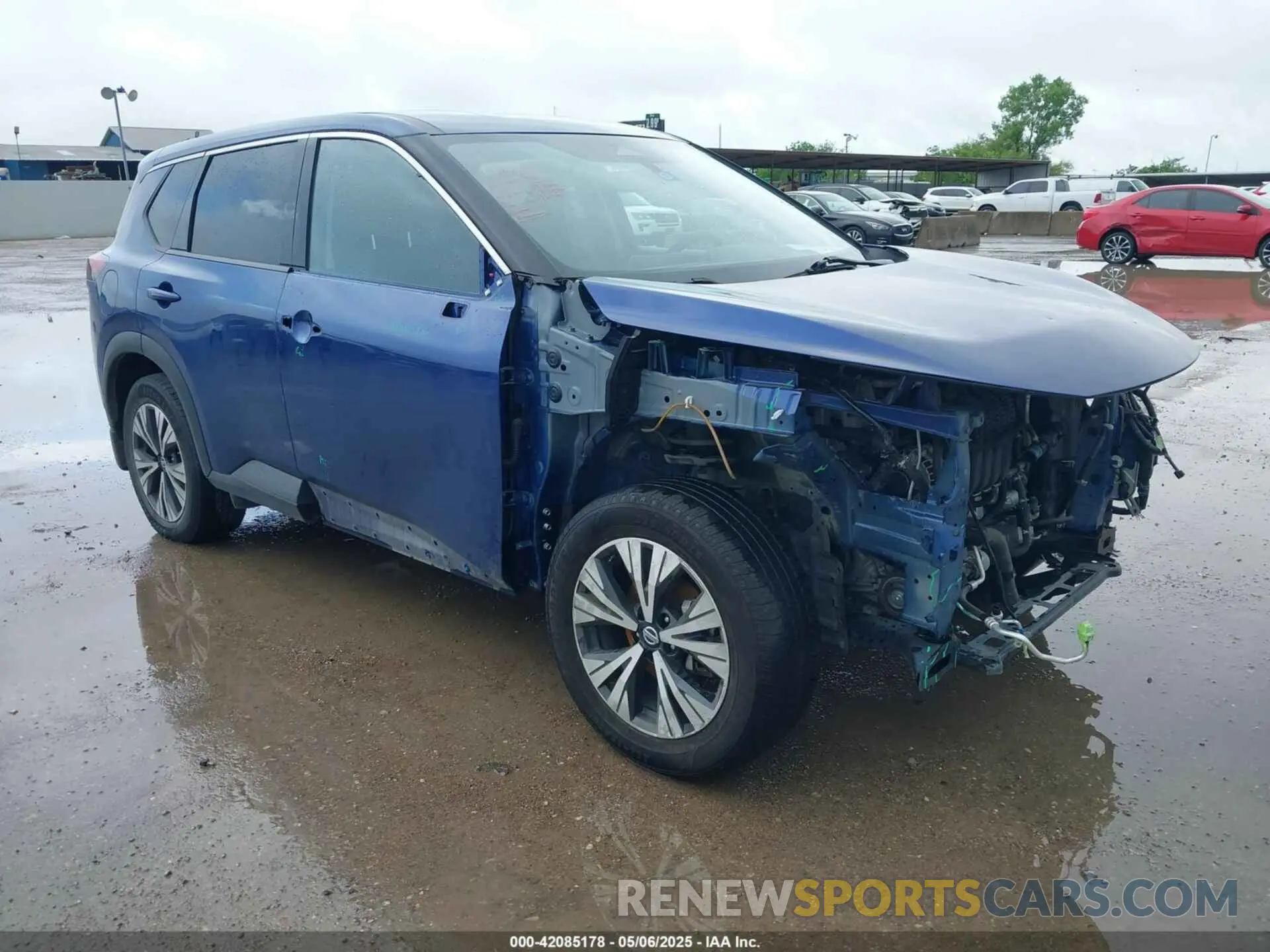 1 fotografías del automóvil dañado JN8AT3BA5MW010629 NISSAN ROGUE 2021