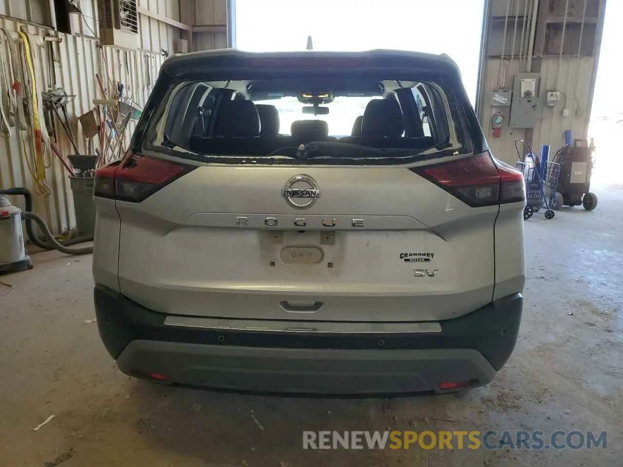 6 fotografías del automóvil dañado JN8AT3BA6MW000207 NISSAN ROGUE 2021