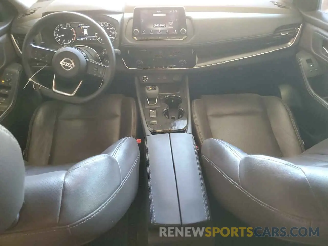8 fotografías del automóvil dañado JN8AT3BA6MW000207 NISSAN ROGUE 2021