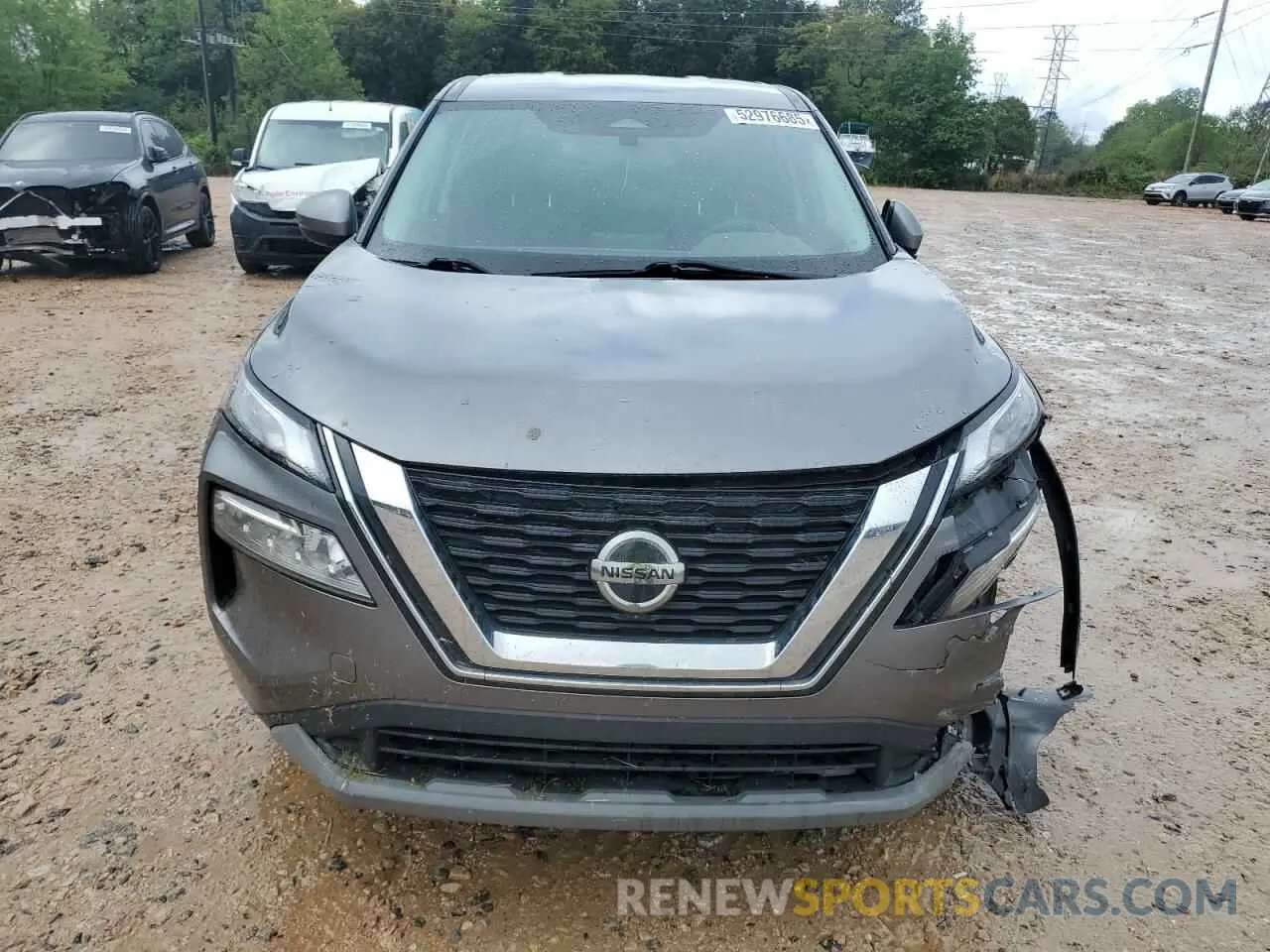 5 fotografías del automóvil dañado JN8AT3BA6MW006976 NISSAN ROGUE 2021