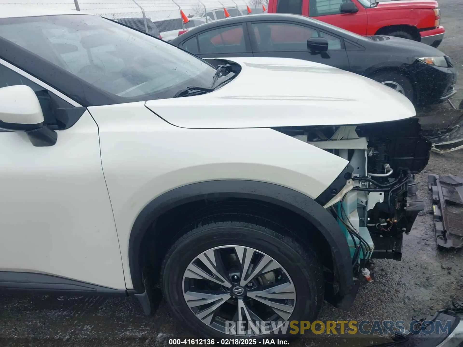 17 fotografías del automóvil dañado JN8AT3BA6MW012146 NISSAN ROGUE 2021