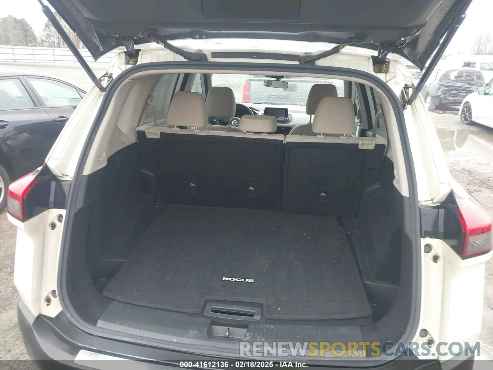 8 fotografías del automóvil dañado JN8AT3BA6MW012146 NISSAN ROGUE 2021