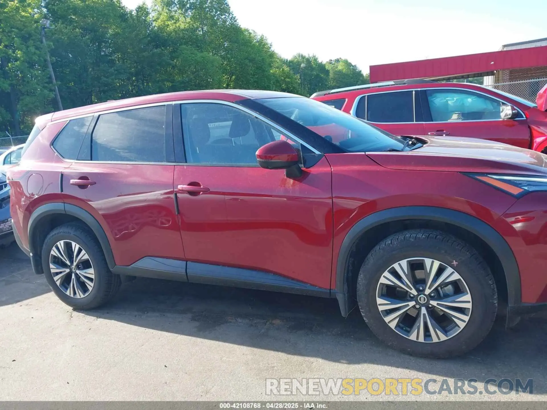 13 fotografías del automóvil dañado JN8AT3BA7MW008431 NISSAN ROGUE 2021