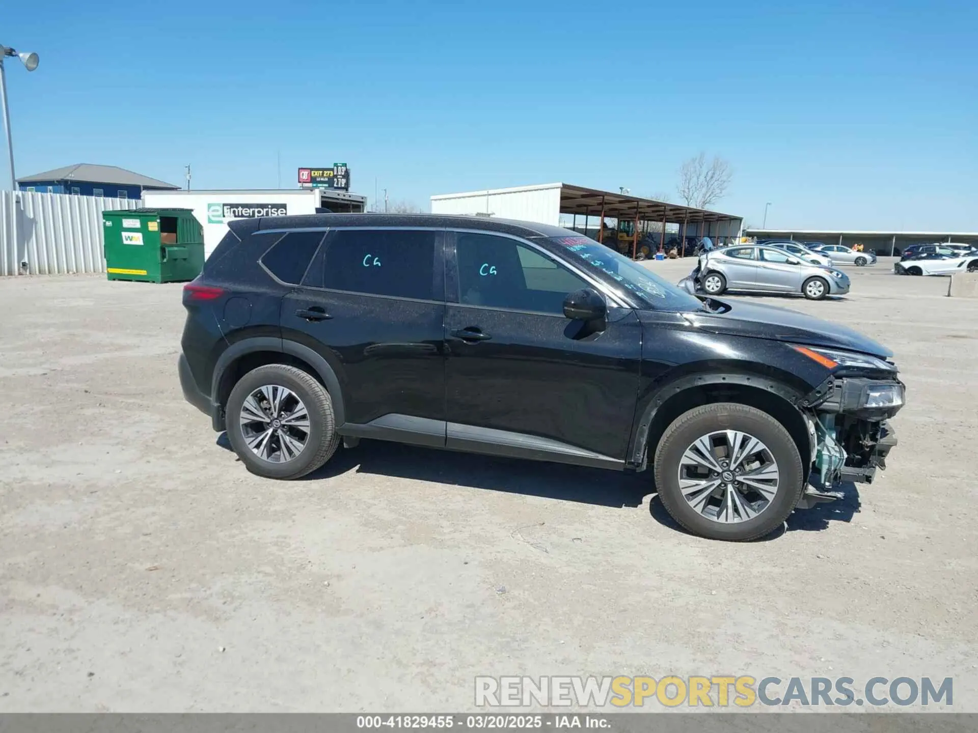 14 fotografías del automóvil dañado JN8AT3BA7MW021938 NISSAN ROGUE 2021
