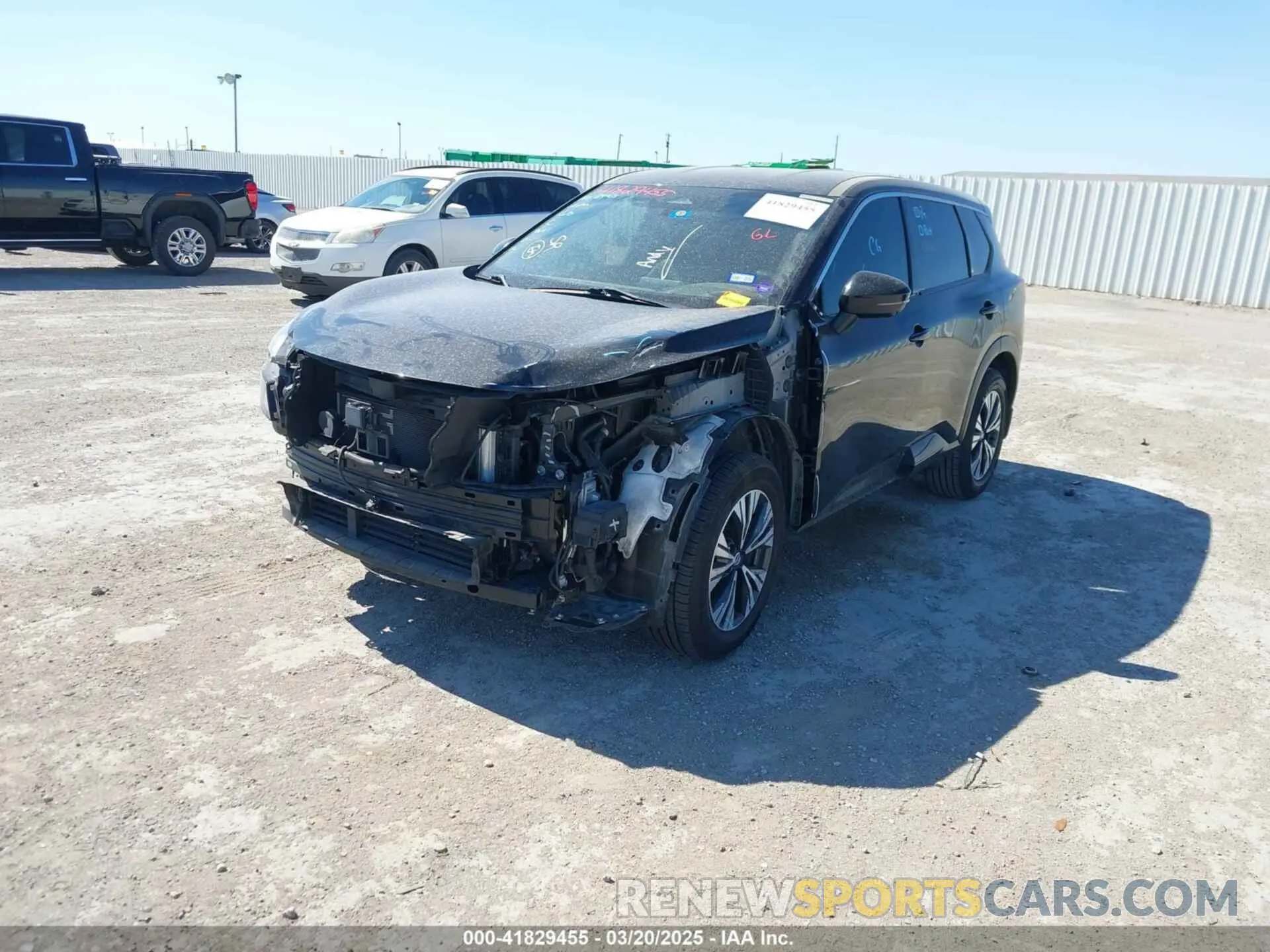 2 fotografías del automóvil dañado JN8AT3BA7MW021938 NISSAN ROGUE 2021