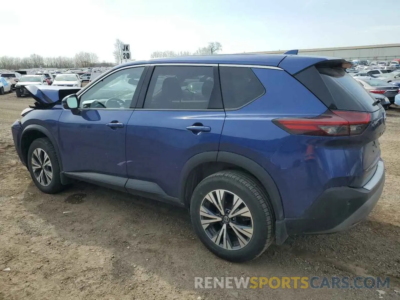 2 fotografías del automóvil dañado JN8AT3BA8MW007546 NISSAN ROGUE 2021