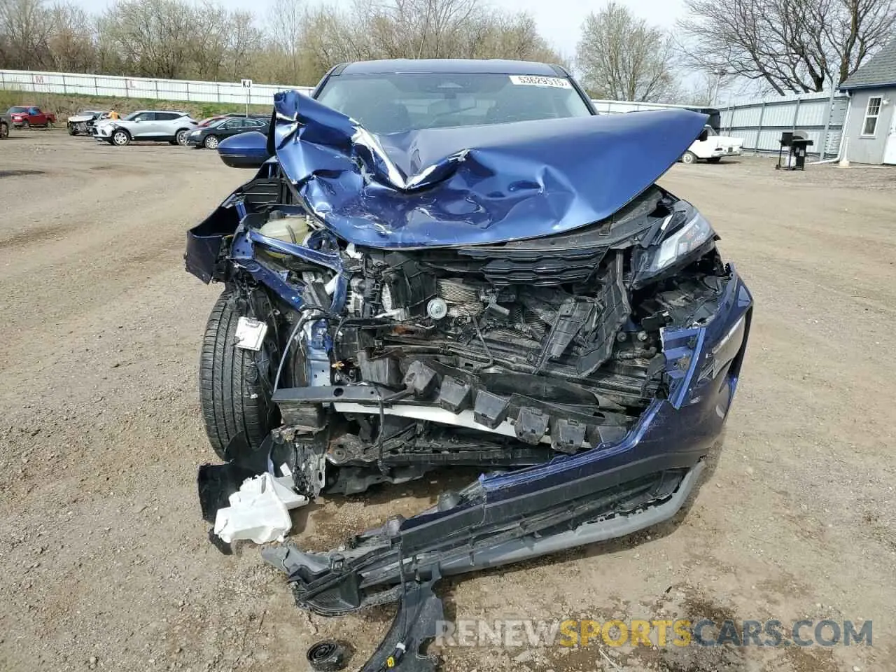 5 fotografías del automóvil dañado JN8AT3BA8MW007546 NISSAN ROGUE 2021
