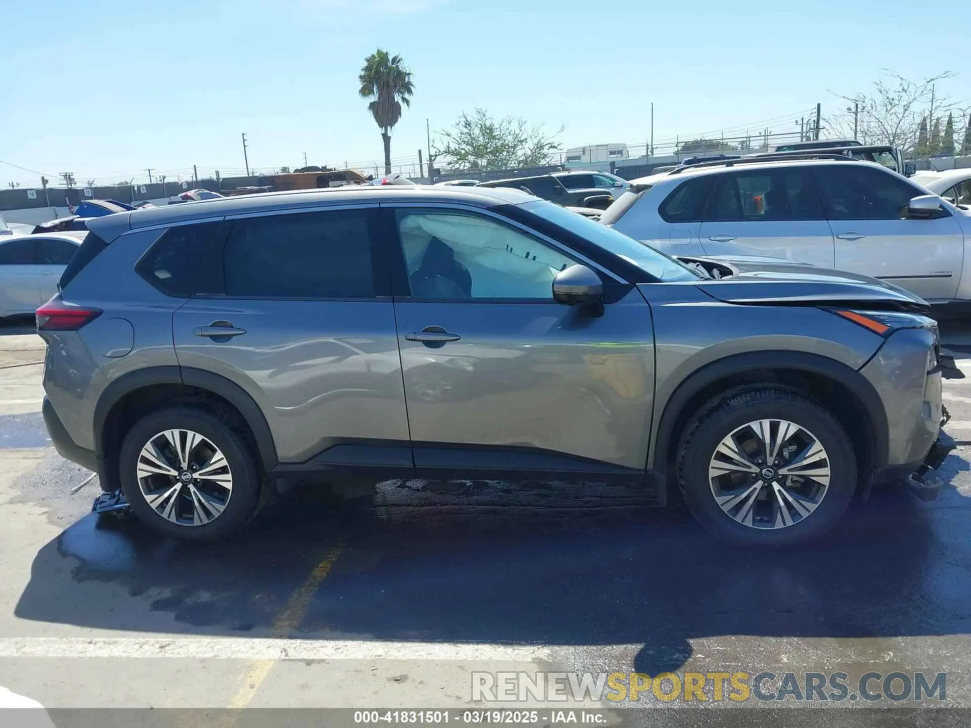13 fotografías del automóvil dañado JN8AT3BA8MW018045 NISSAN ROGUE 2021
