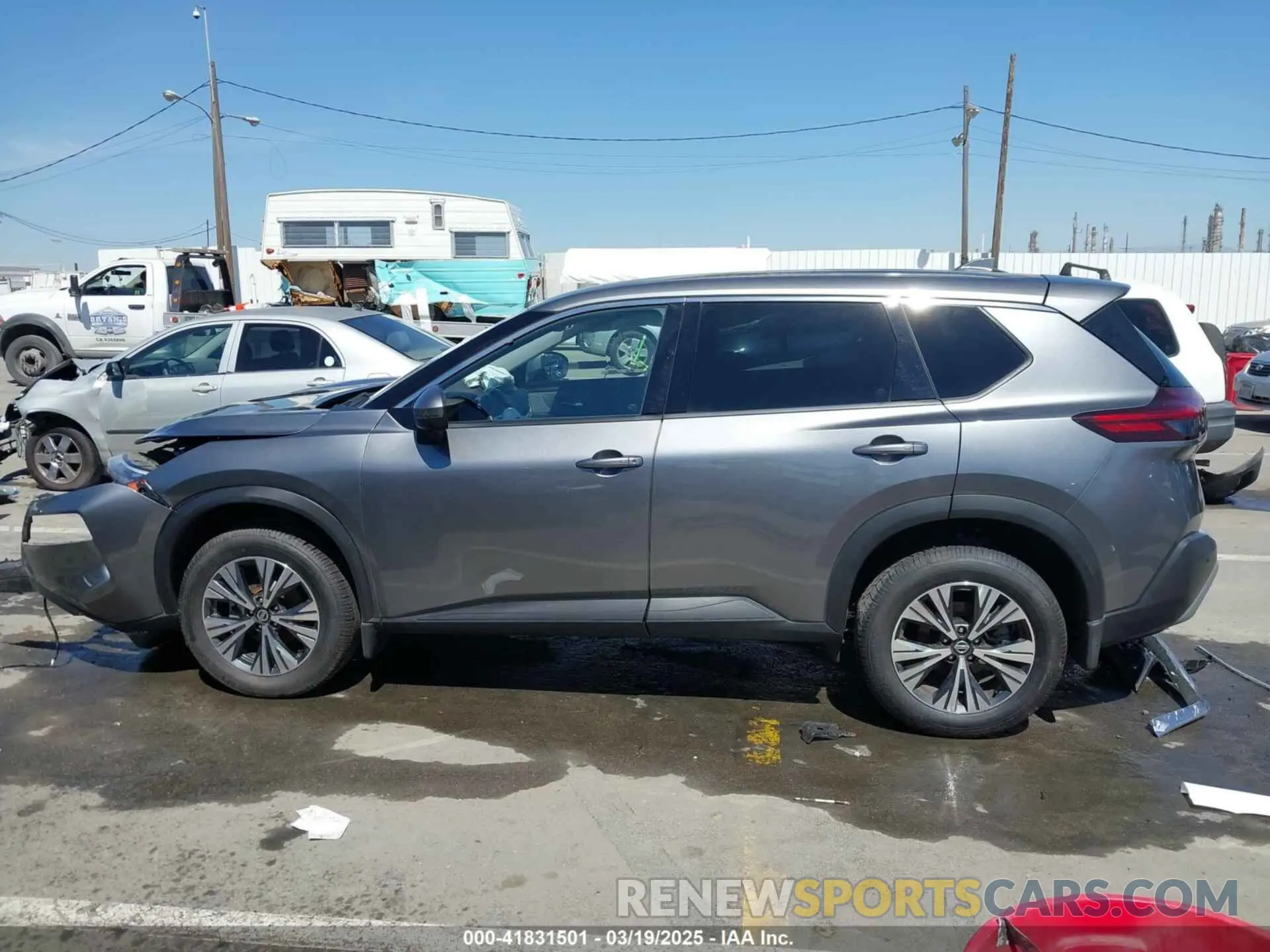 14 fotografías del automóvil dañado JN8AT3BA8MW018045 NISSAN ROGUE 2021