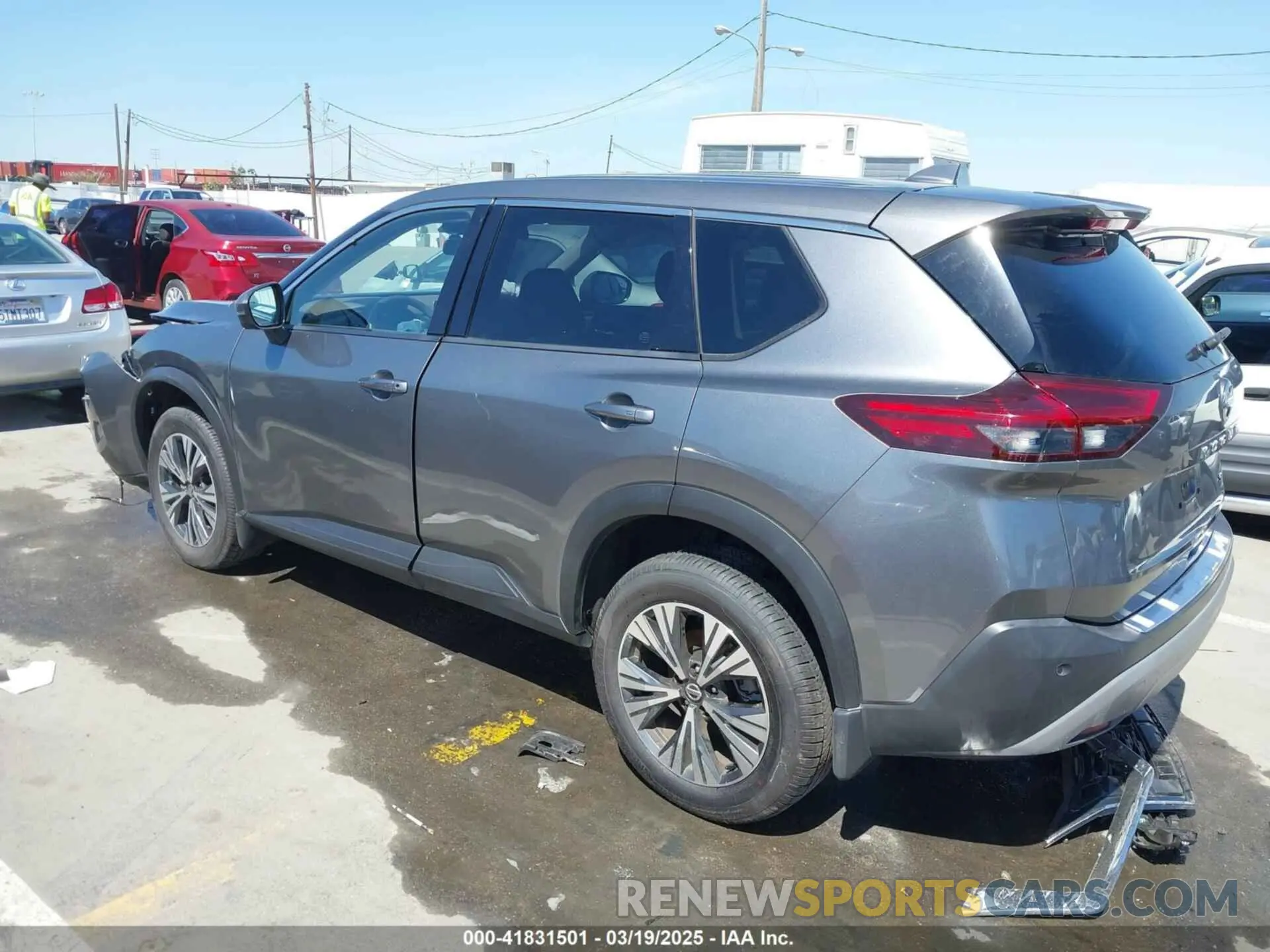 3 fotografías del automóvil dañado JN8AT3BA8MW018045 NISSAN ROGUE 2021