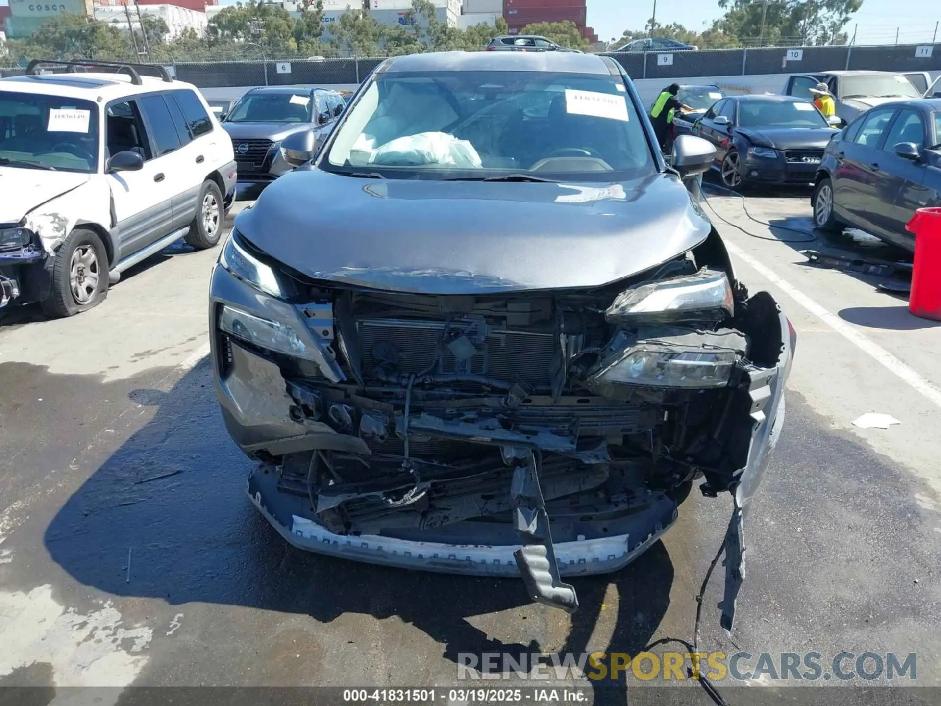 6 fotografías del automóvil dañado JN8AT3BA8MW018045 NISSAN ROGUE 2021