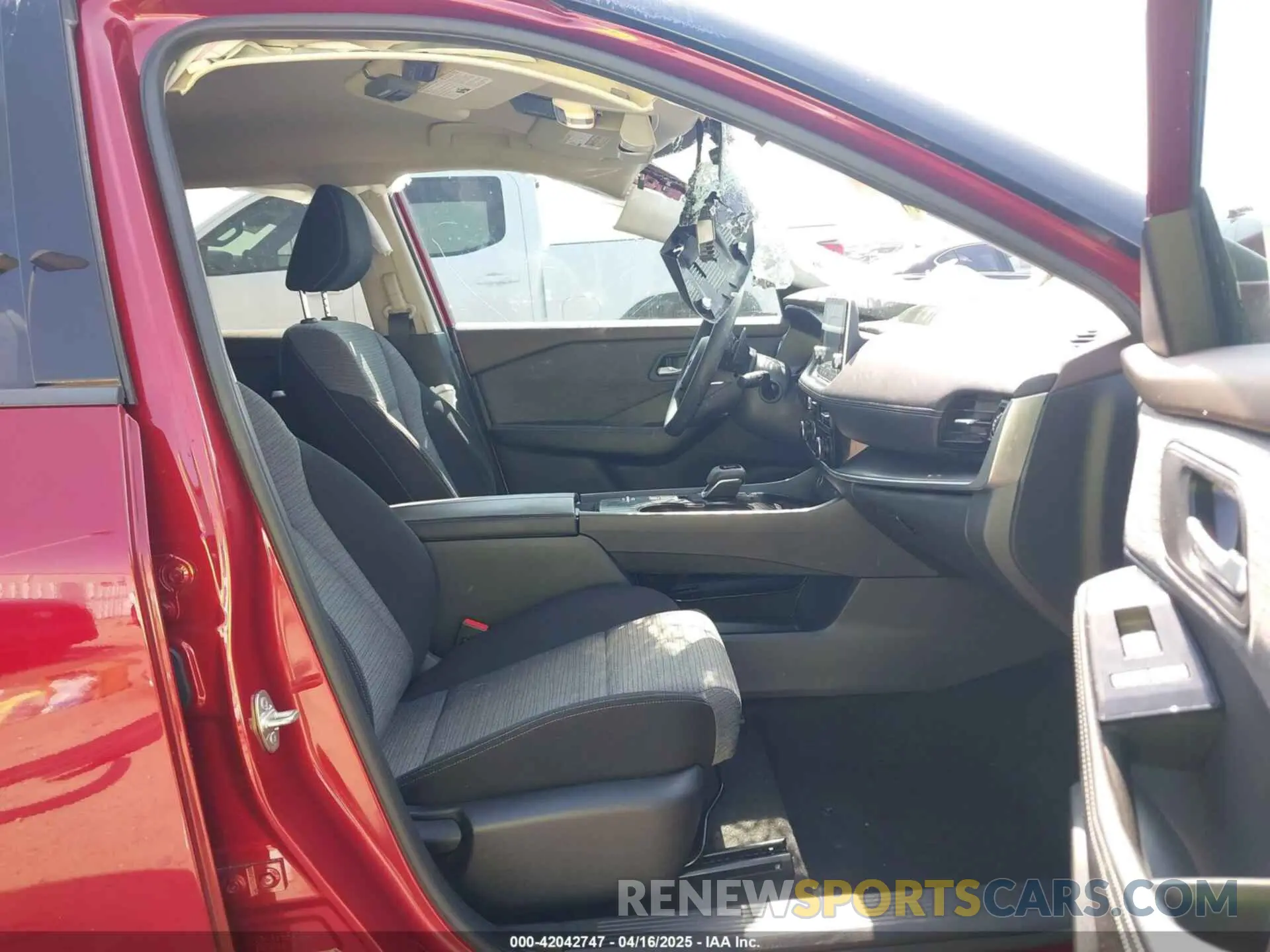 5 fotografías del automóvil dañado JN8AT3BAXMW009086 NISSAN ROGUE 2021