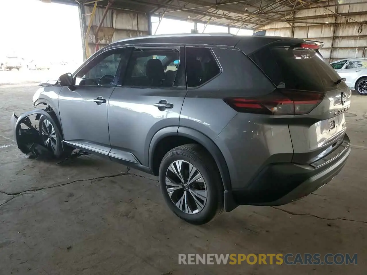 2 fotografías del automóvil dañado JN8AT3BB0MW204543 NISSAN ROGUE 2021