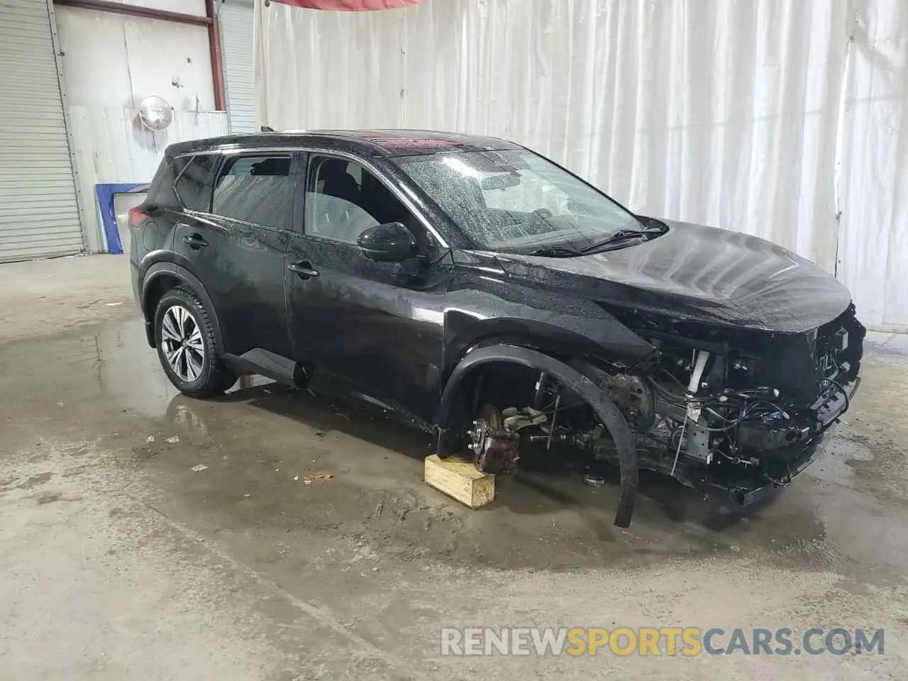 4 fotografías del automóvil dañado JN8AT3BB0MW207541 NISSAN ROGUE 2021