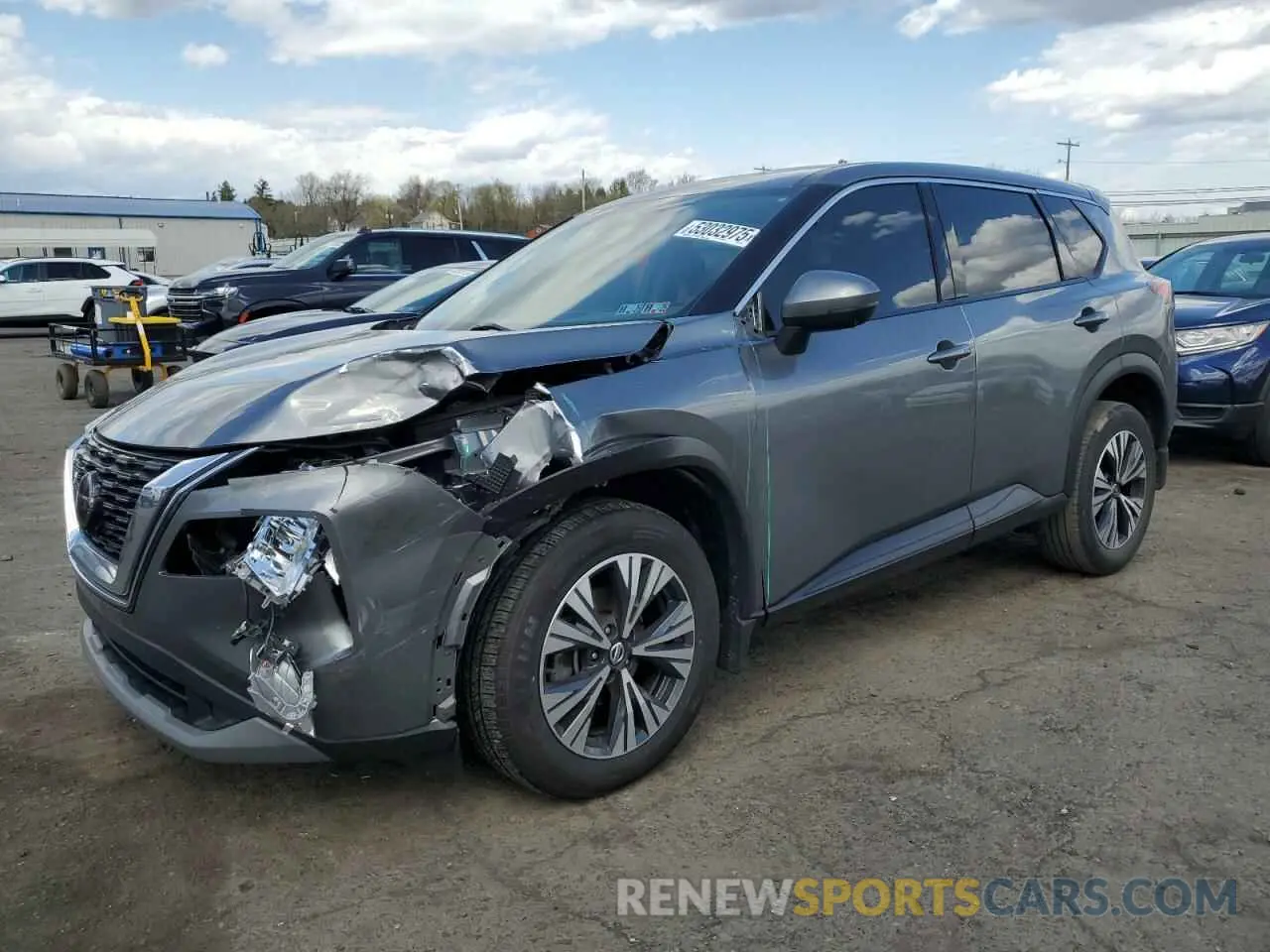 1 fotografías del automóvil dañado JN8AT3BB0MW209743 NISSAN ROGUE 2021
