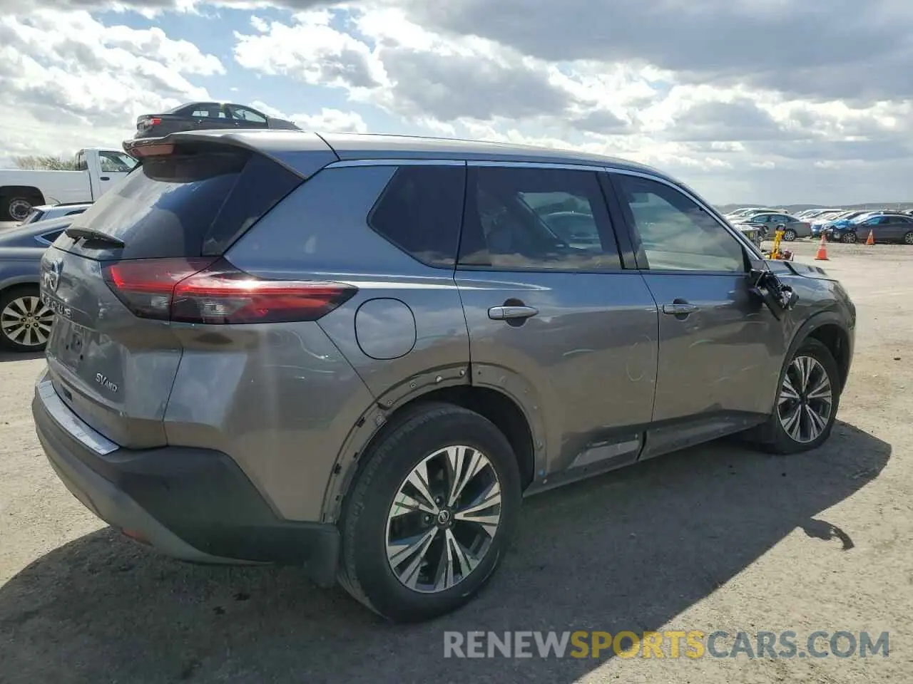 3 fotografías del automóvil dañado JN8AT3BB0MW209743 NISSAN ROGUE 2021