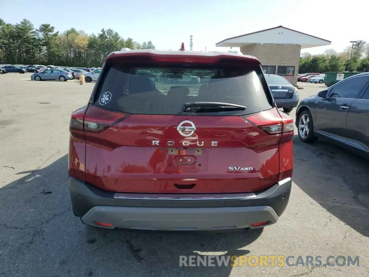 6 fotografías del automóvil dañado JN8AT3BB1MW220184 NISSAN ROGUE 2021